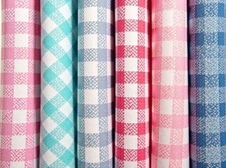 Fototapeta premium Pastel Plaid Bundles: Textile Design Inspiration