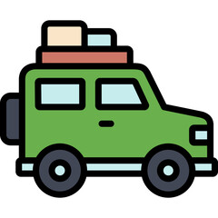 suv car travel icon
