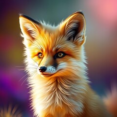 Fototapeta premium red fox vulpes