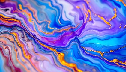 Vibrant Abstract Ink Explosion in Water - Colorful Fluid Art