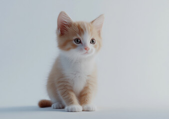 Obraz premium Cute cat close-up