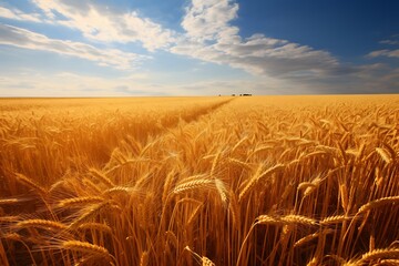 Obraz premium field of wheat