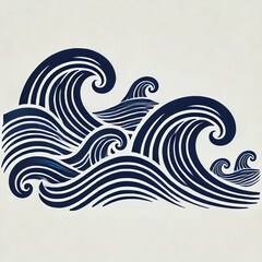 波のイラスト