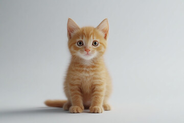 Obraz premium Cute cat close-up