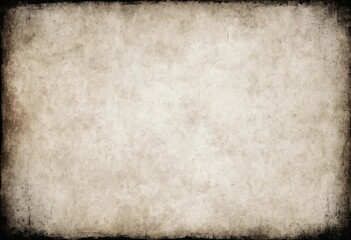 Naklejka premium A blank grunge paper with a dark news print pattern and white grungy details