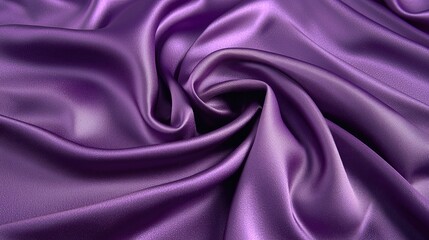 Luxurious Purple Silk Fabric Texture: Elegant Drape and Smooth Surface for Design Inspiration