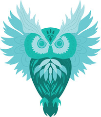 Obraz premium Owl mandala