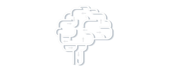 Artificial intelligence abstract human mind universe