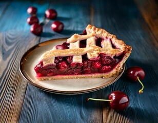美味しそうなチェリーパイ。（delicious cherry pie） 