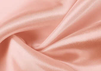 ピンクのサテンの背景テクスチャ