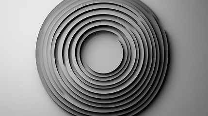 Obraz premium A minimal white background with faint circular light gradients.