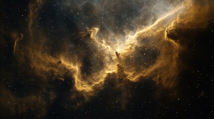 Fototapeta premium A stunning cosmic scene showcasing swirling clouds and stars in a nebula.