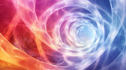 Obraz premium Abstract Energy Swirl with Vibrant Luminescent Glow