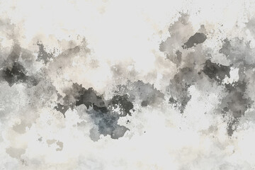 Fototapeta premium Gray and white watercolor background with subtle texture ideal for creative projects and design work