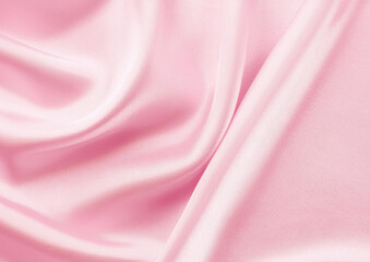 Obraz premium ピンクのサテンの背景テクスチャ