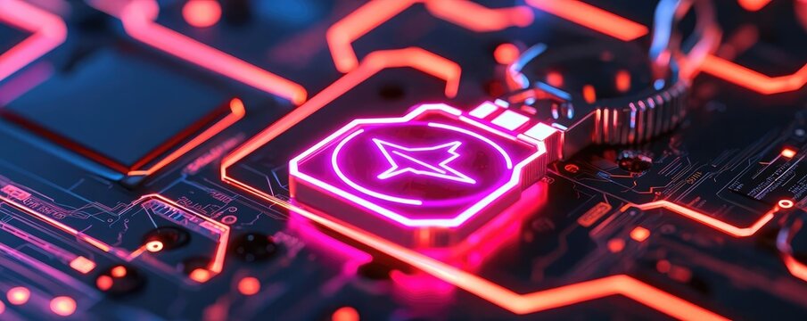 Digital transformation cybersecurity concept. Secure data exchange, holographic encryption keys, glowing digital grid