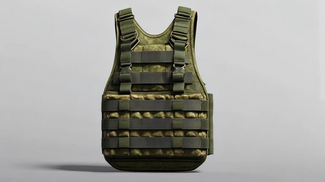Tactical body armor with adjustable straps and modular design for enhanced protection in various environments