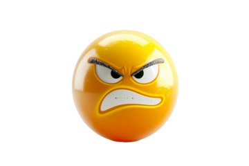 Cheeky Smirking Face Emoji Isolated on Transparent Background
