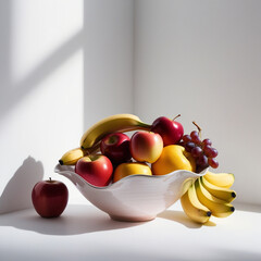 fruits on bowl