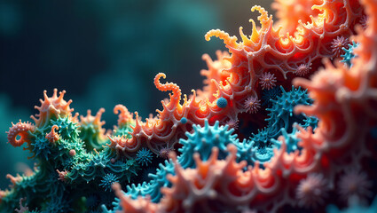 Fototapeta premium Organic Algorithms: Nature's Hidden Code