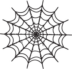 Obraz premium spider web silhouette vector designs