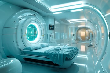 Advanced Futuristic Medical Facility Design