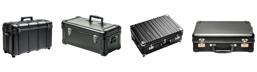 Collection of Black Cases and Briefcases: Durable and Stylish Storage Solutions