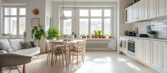 Bright Scandinavian-Style Apartment Interior Design