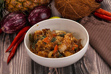 Prawn with vegetables and oyster sauce