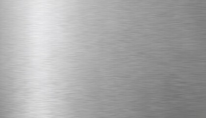 brushed metal texture background with horizontal grain pattern, industrial steel surface for design, printing, and 3d rendering