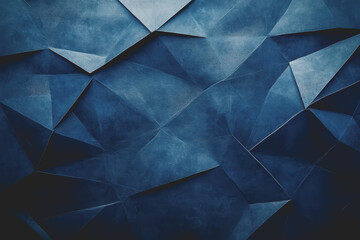Fototapeta premium Abstract Background Abstract Dark Blue Background Polygon luxury background and modern background.
