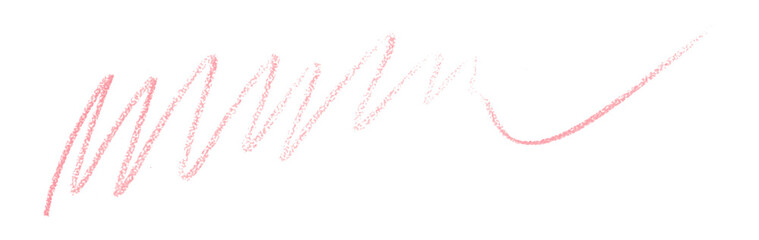 pink pencil strokes isolated on transparent background