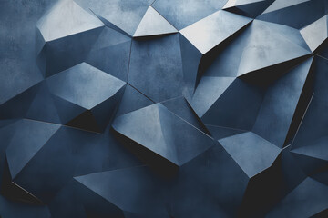 Fototapeta premium Abstract Background Abstract Dark Blue Background Polygon luxury background and modern background.