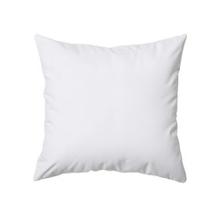 Soft white pillow on a minimalist background for home decor inspiration.