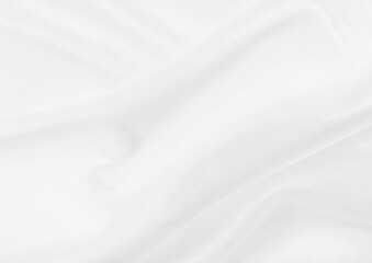 Fototapeta premium 白いサテンの背景テクスチャ