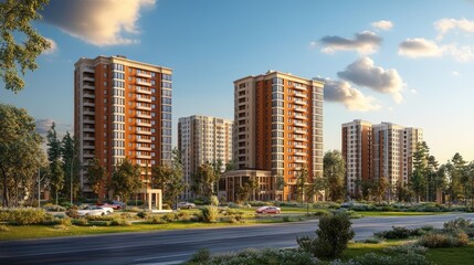 Fototapeta premium Modern kitchen interior