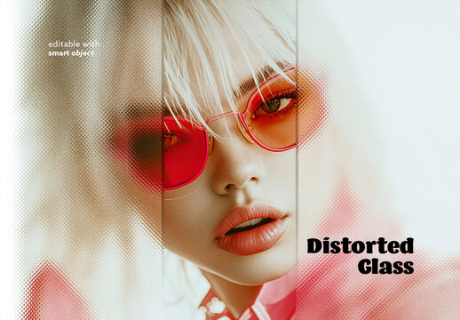 Distorted Glass Effect