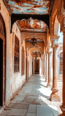 Ancient Passageway: A Glimpse into Architectural Grandeur.