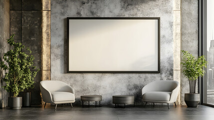 storefront entrance with a vertical blank sign on the wall beside the door 