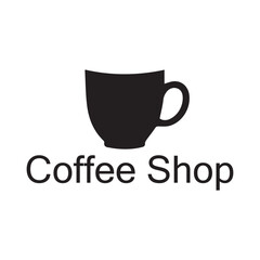 Coffee Shop Vector Logo Design Icon Graphic