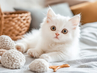 Cute cat close-up
