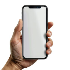 hand holding smart phone