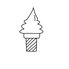 ice cream line icon