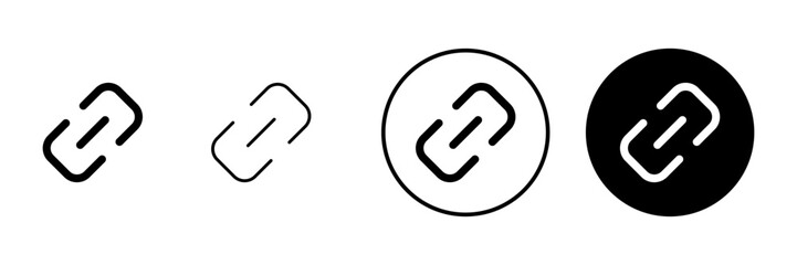 Link icon vector. Hyperlink chain sign and symbol