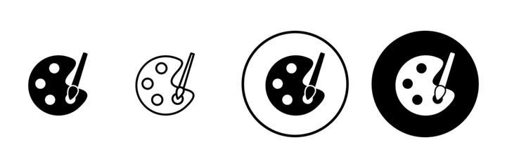 Paint icon vector. paint brush sign and symbol. paint roller icon vector