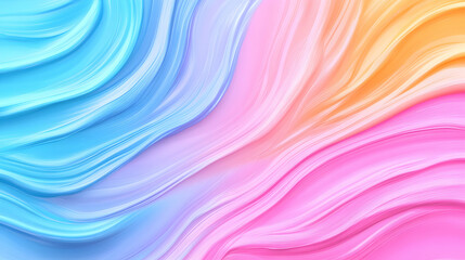 Fototapeta premium Abstract vibrant flowing colors. Use Background design, trendy graphic design