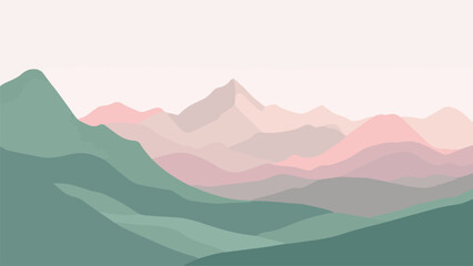 mountain landscape in the mountains