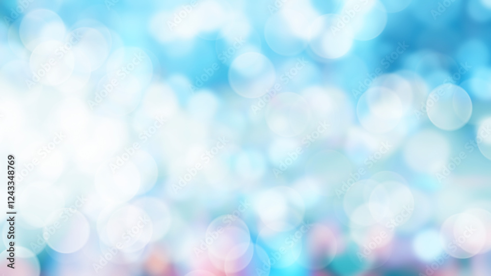Canvas Prints blue abstract bokeh background blur