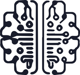 cyberpunk style icons and technology icon