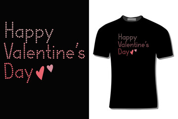 Valentine's Day T Shirt Design Illustration For Print, Poster, Card, Mug, Bag, Invitation.
